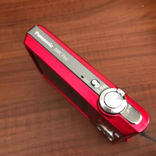 Panasonic LUMIX DMC-FH2/DMC-FS16 14.0MP CCD Digital Camera 100% Working-Red - Picture 4 of 12