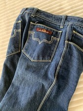 Vintage Jordache Jeans Womens 30x34  High Rise White Stitching Hong Kong
