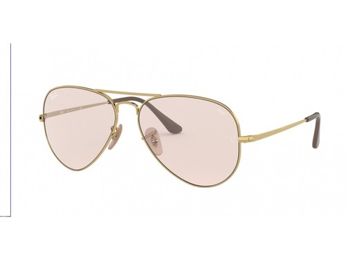 Ray-Ban Occhiali da Sole RB3689 AVIATOR METAL II 001/T5 Oro rosa | eBay