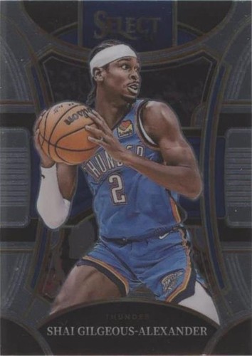 Shai Gilgeous Alexander Signed 2023 Select Light Blue Card /299