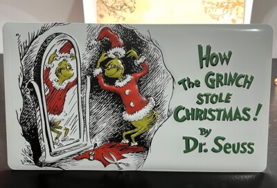 How the Grinch Stole Christmas Stand Alone or Wall Sign Metal 12'' Dr. Seuss NEW