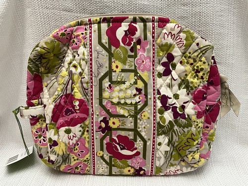 Vera Bradley Large Floral Quilted Cosmetic Makeup Toiletry Bag NWT