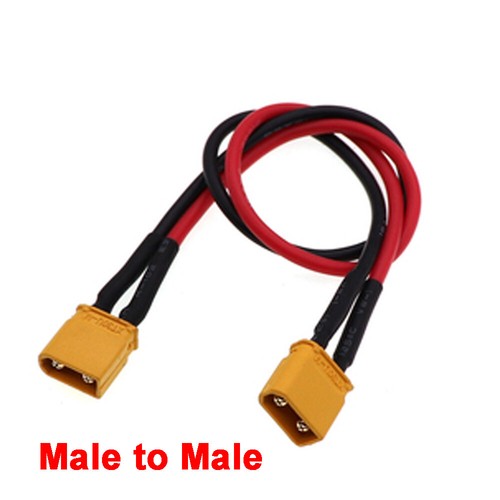Amass XT30 Male/Female Connector Plug Extention Wire Cable for Car Drone Battery - Picture 16 of 18