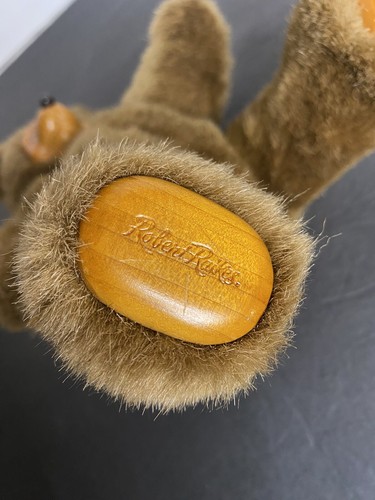 Vintage 1985 Robert Raikes Wooden Face Bear Applause Stuffed Fully Jointed 17010 - Picture 7 of 15