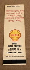 Vintage Shell Oil Matchbook Cover
