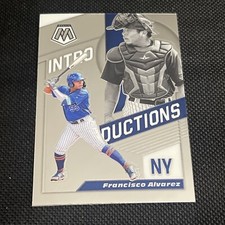 Francisco Alvarez 2021 Mosaic Baseball - Introductions #INT11  - New York Mets