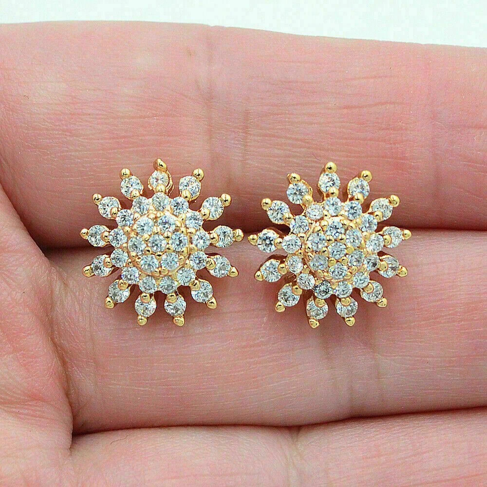 Trendy CZ Zircon Hanging earrings studded with White synthetic stones, with  gold Polish. | Indian jewellery design earrings, Pink jewelry, Pearl  earrings wedding