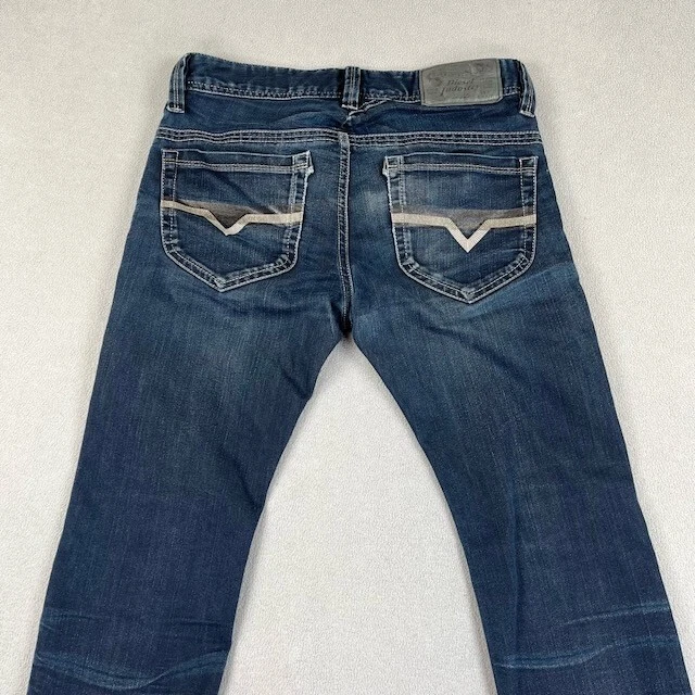 Diesel джинсы Kids 14 синий Thanaz тонкий узкие эластичной джинсовой ткани KXAC9 повседневный школы - Изображение 4 из 4