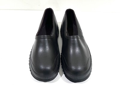 Vintage Dress Shoe Rubbers, Black Patent Waterproof Overboots, Mens Size 8 Vintage 1970 main image 3