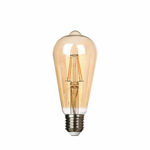 Vintage Retro Style Industrial E27 ST64 4W LED Filament Edison Lamp Light Bulb - Picture 10 of 24