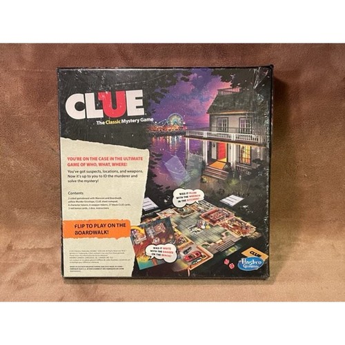 Hasbro CLUE: Juego de Misterio Clásico, Asesinato en Mansión con 2ª Escena del Crimen - NUEVO, SELLADO - Imagen 2 de 3