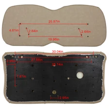 Stone Golf Cart Front Cushion Set Fits EZGO RXV