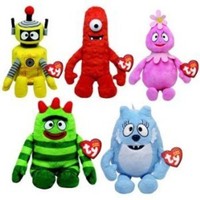 Ty Beanie Babies Yo Gabba Gabba - Set Of 5 on sale Ty Beanie Babies Yo Gabba Gabba - Set Of 5 on sale