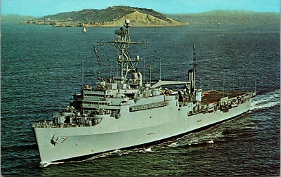 U.S.S. Cleveland LPD-7 Amphibious Transport Dock Navy Military Postcard    25522