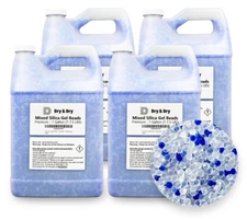4 Gallon (28-30 LBS) "Dry & Dry" High Quality Mixed Silica Gel Desiccant Beads 
