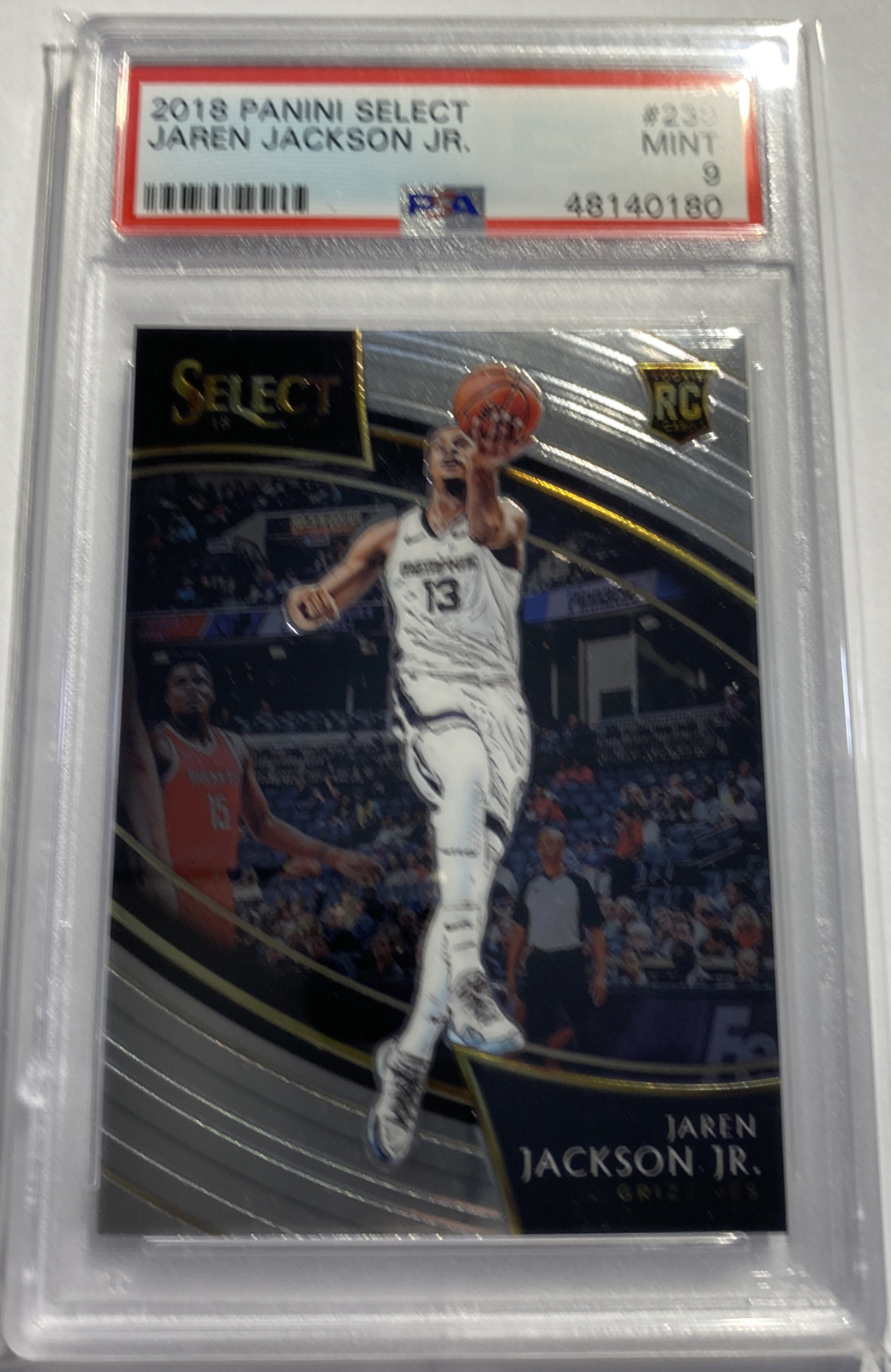 2018 Panini Select Jaren Jackson Jr #239 Rookie RC PSA 9