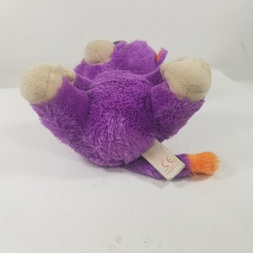 Peluche TY Beanie Boos Grapes la scimmia viola 6" 2015 con occhi glitter acqua - Foto 8 di 9
