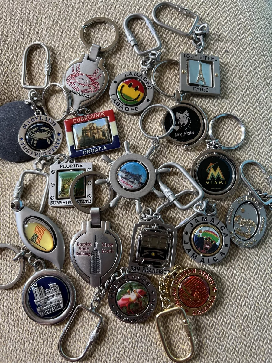 Mixed Keychains Resale Bulk Lot, Junk Drawer Grab Bag - Perfect