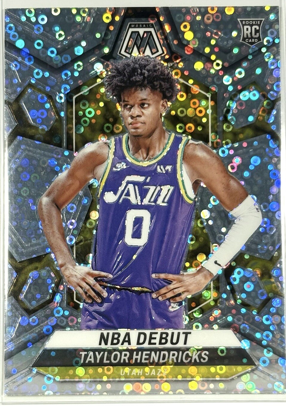 Taylor Hendricks NBA Debut Fast Break Prizm Rookie 2023-24 Panini Mosaic