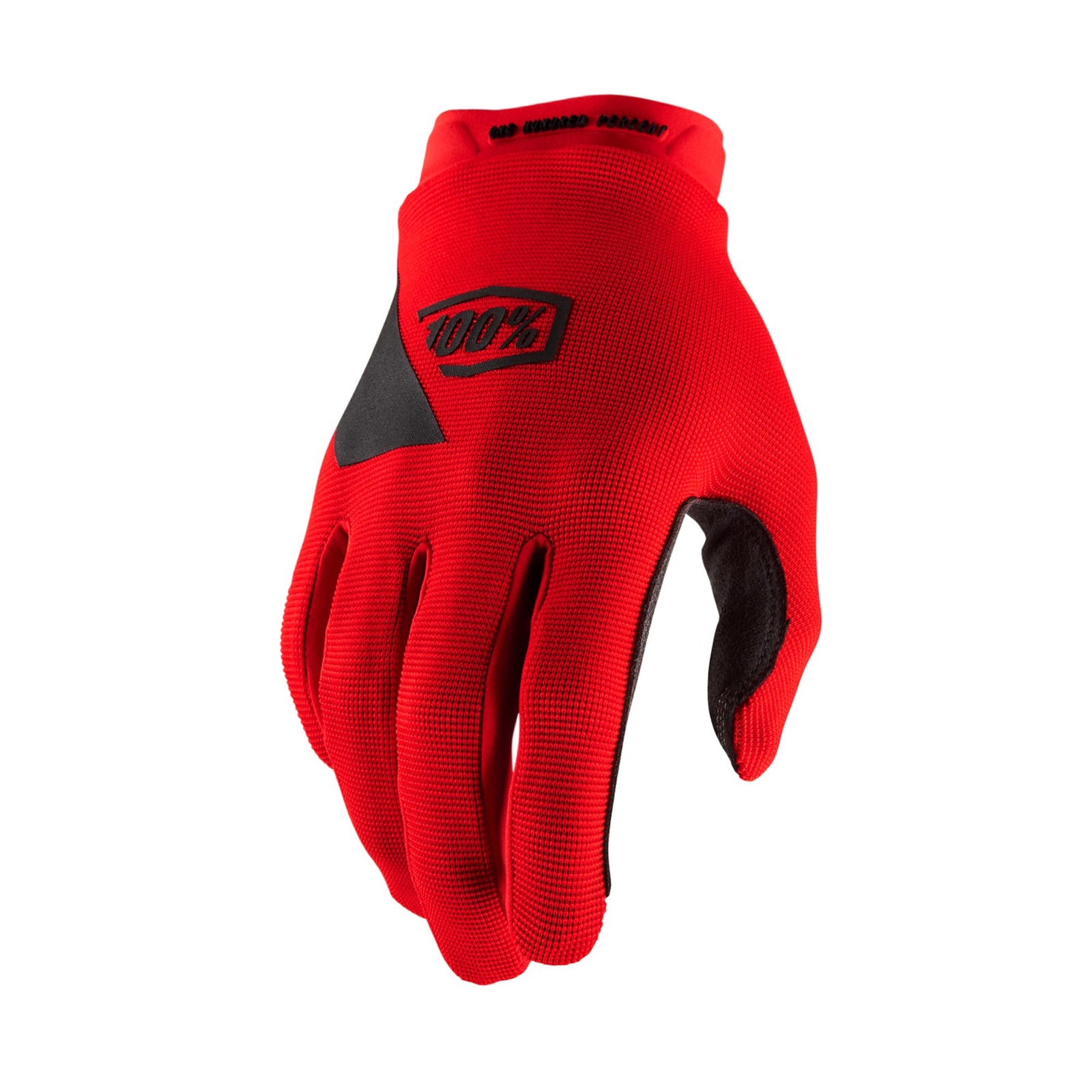 100% GUANTES Ridecamp Youth Gloves Red-M, Guanti Unisex-Adulto, Rosso (Rosso), M