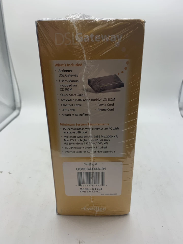 SEALED Actiontec Model GT704 DSL Gateway GS503AD3A-01 w/ FREE SHIPPING - Image 4 of 4