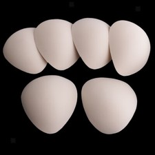 3pairs Triangle Sponge Bra Pads Woman Bra Accessories Swimsuit Padding Inserts