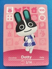 335 Dotty Animal Crossing Amiibo Card Sing...
