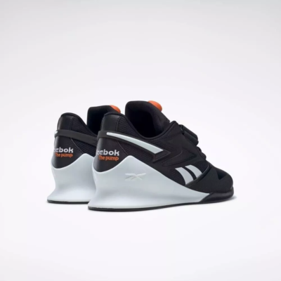 Men Reebok Legacy Lifter 3 Pump Weight Olympic Lifting Shoes Black