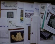 27 x Australian Lace Guild Magazines- 2006 - 2013 History, News and Patterns