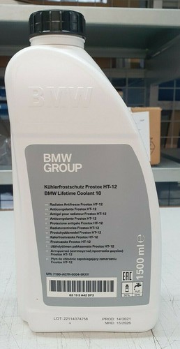 Genuine BMW Coolant (Antifreeze) Concentrate, GREEN HT-12 1500ml PN ...