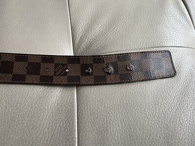 Louis Vuitton LV INITIALES Damier Ebene Belt M9807 for sale Louis Vuitton LV INITIALES Damier Ebene Belt M9807 for sale