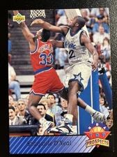 SHAQUILLE O'NEAL Shaq ROOKIE CARD 1992/93 Upper Deck #474 Top Prospects RC