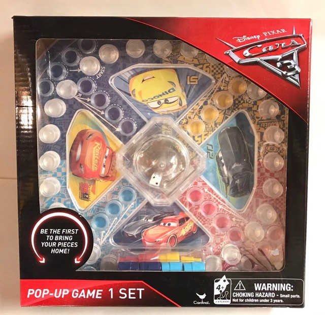 Disney Pixar CARS 3 Pop up Board Game Toy McQueen Cruz Jackson Storm New Gift EBay