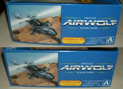 Airwolf 1/48 Plastic Model kit Limited Edition with Clear body