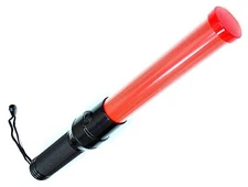 RK 16", 21" Road Safety Traffic Wand Baton LED Flashlight w/ Wrist Strap -Baton
