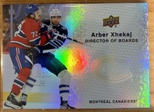 2023-24 Upper Deck Hockey - Arber Xhekal - Canadiens Director Of Boards #DB-10