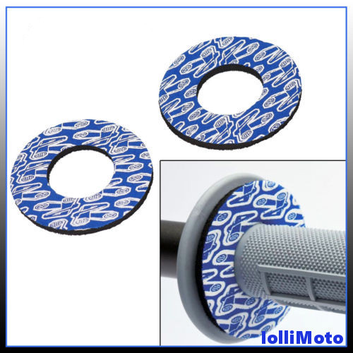 PROTEZIONE MANOPOLE BLU UFO/RENTHAL GRIP IN NEOPRENE UNIVERSALI ENDURO/CROSS/ATV - Foto 1 di 2