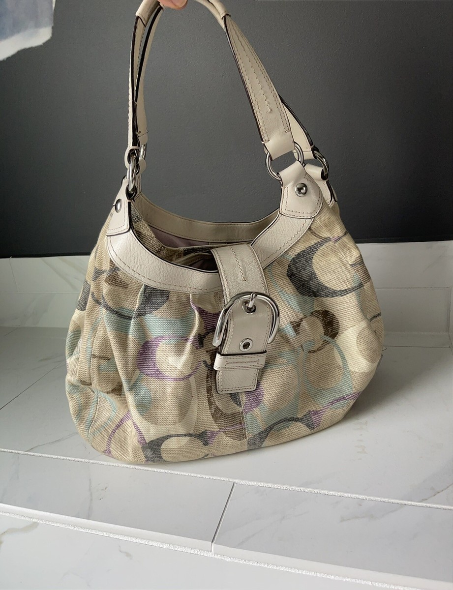 Coach Multi-Color Signature Soho Shoulder Bag | eBay