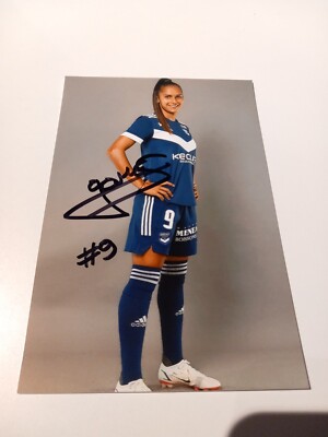 Signiertes Foto Melissa Gomes Portugal Frauen NEU 