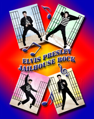 エルビス・プレスリー Jailhouse Rock ロビー用ポスター Amazon.co.jp: Trends International Elvis Presley - Jailhouse Rock