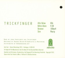 TRICKFINGER (JOHN FRUSCIANTE) - TRICKFINGER   CD NEU