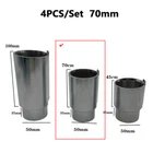 4 PCS 70mm Car Lift Tray Heightening Feet Plus Pad Solid Lift Parts US Stock