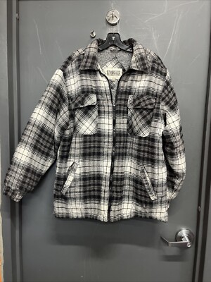 Original Windbreaker Established 1915 Men's White Plaid Winter