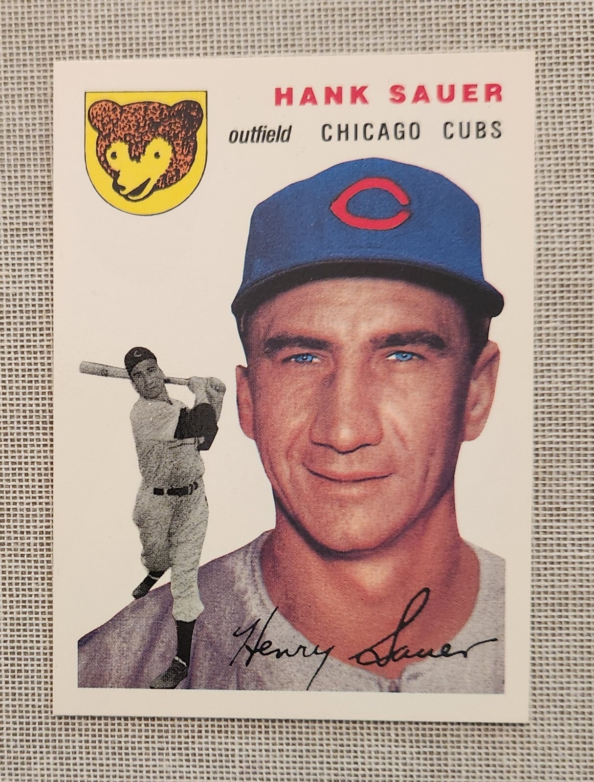 1994 TOPPS ARCHIVES 1954 HANK SAUER BASEBALL CARD 4 eBay