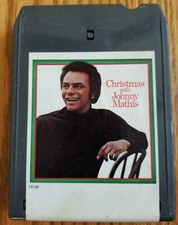 Vintage 8 Track Johnny Mathis Columbia Christmas with Johnny Mathis LEA 10196 71