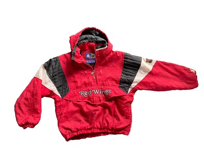 Vintage Detroit Red Wings Hockey NHL Starter Jacket 90s Size Vintage Detroit Red Wings Hockey NHL Starter Jacket 90s Size