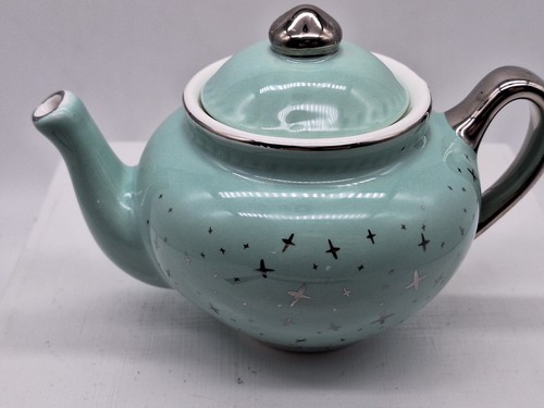 Pottery Barn Kids Tea Pot & Lid Replacement Blue Silver Stars 2021 3 inches - Picture 4 of 10