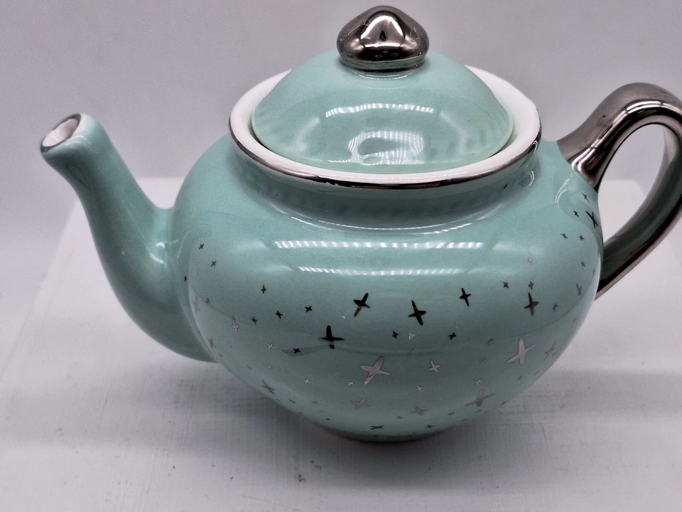 Tetera y tapa Pottery Barn Kids repuesto azul plata estrellas 2021 3 pulgadas Foto 4 de 4