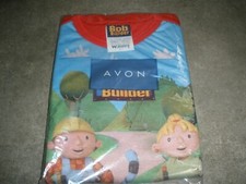 NEW Avon Bob the Builder Wormser Pajama Set Size 6-7 Child's 12 