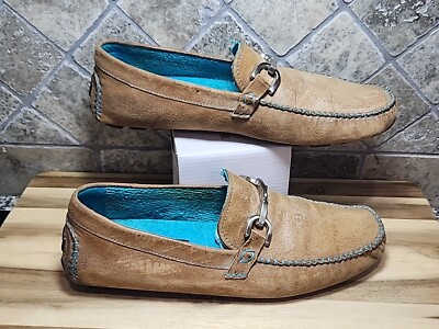 Donald J Pliner Dacio Driving Loafers Suede Leather Slip On  display picture 1